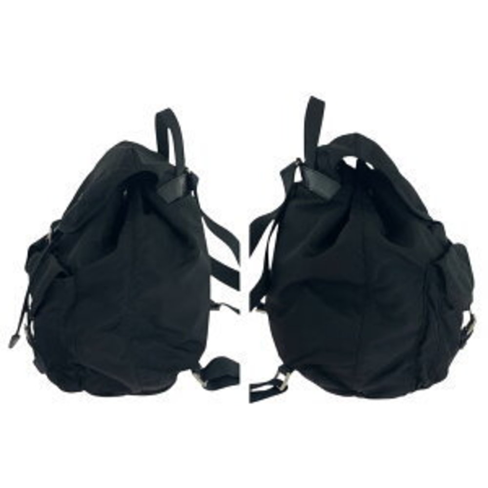 Prada Black Tessuto Triangular Backpack Nylon - image 7